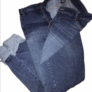 Blue Ankle length jeans
